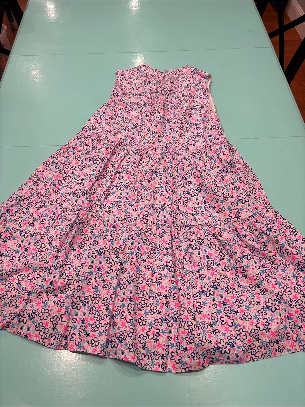 Lilly Pulitzer Novella tiered dress in Multi Fun Sun Repeat Ditsy - Picture 3 of 3